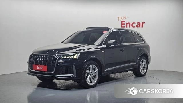 Audi Q7 (4M) 2021 Черный из Кореи