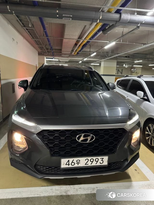 Hyundai Santa Fe TM 2019 Серый из Кореи