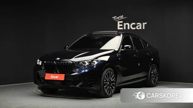 BMW X6 (G06) 2025 Черный из Кореи