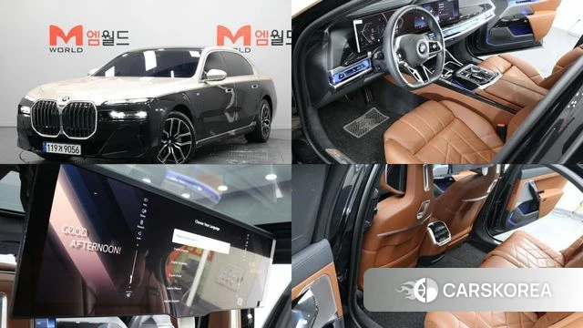 BMW 7 Series (G70) 2025 Черный из Кореи