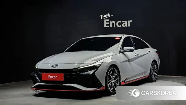 Hyundai Avante (CN7) 2021 Серебристо-серый из Кореи