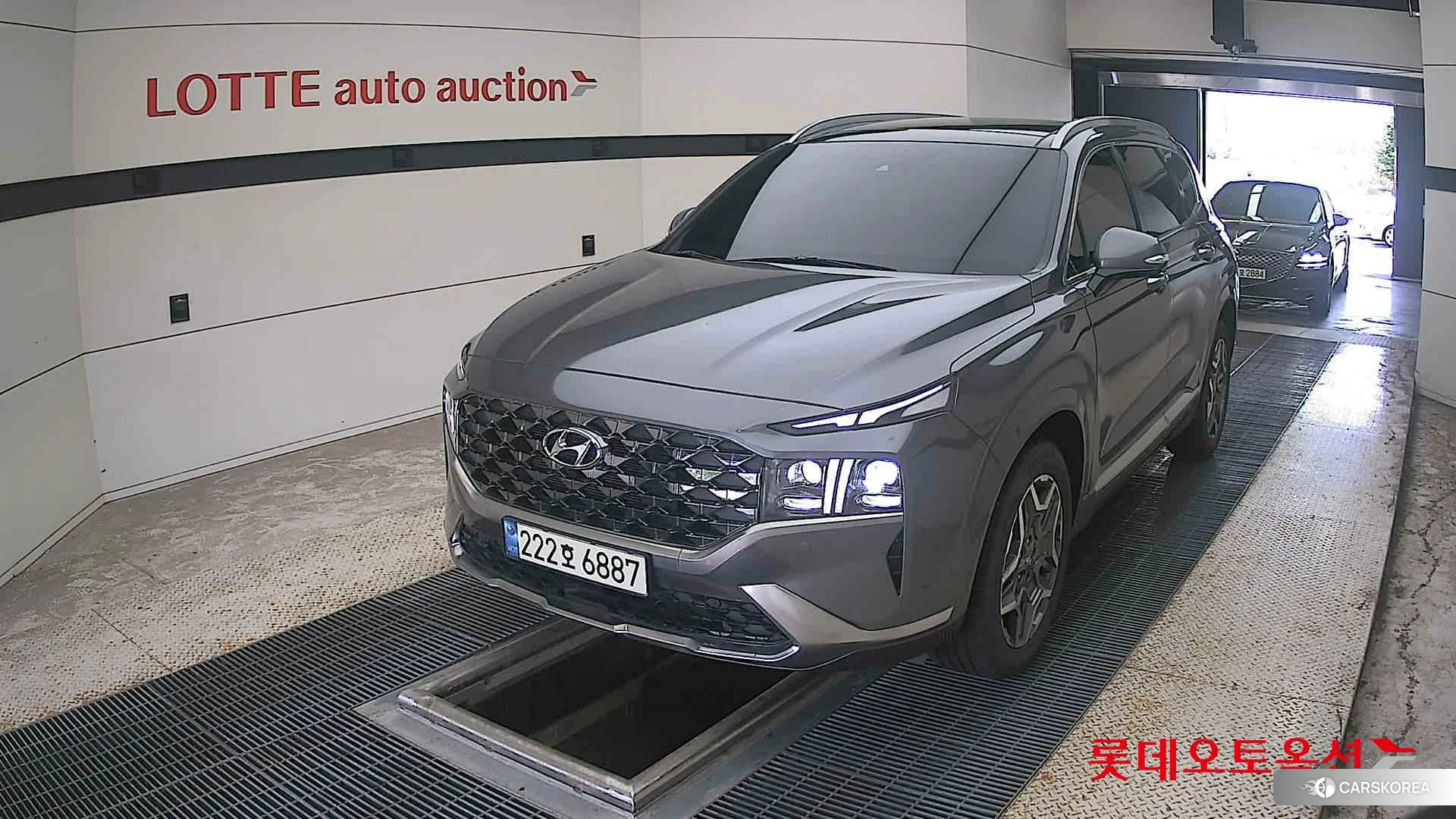 Hyundai Santa Fe Hybrid 2023 Magnetic Grey Metallic из Кореи