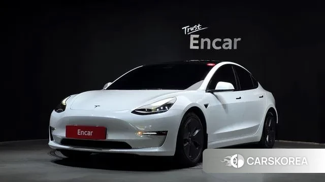 Tesla Model 3 2022 Белый из Кореи
