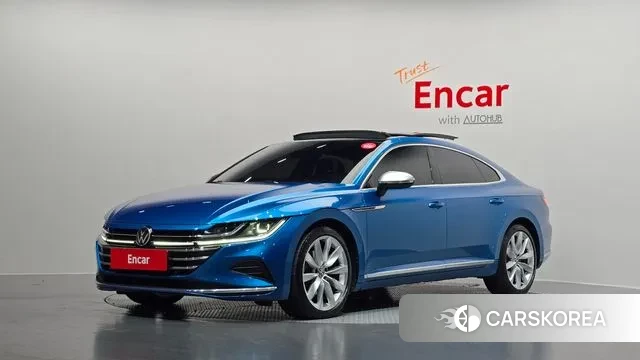 Volkswagen Arteon 2023 Синий из Кореи