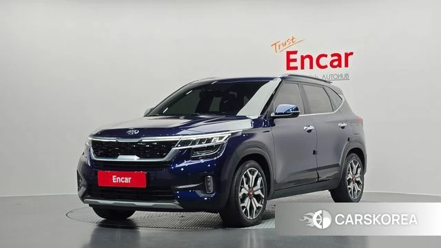Kia Seltos 2021 Синий из Кореи
