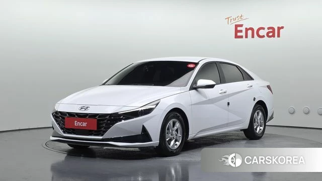 Hyundai Avante (CN7) 2021 Белый из Кореи