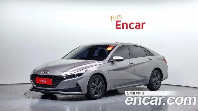 Hyundai Avante Hybrid (CN7) 2021 Серый из Кореи