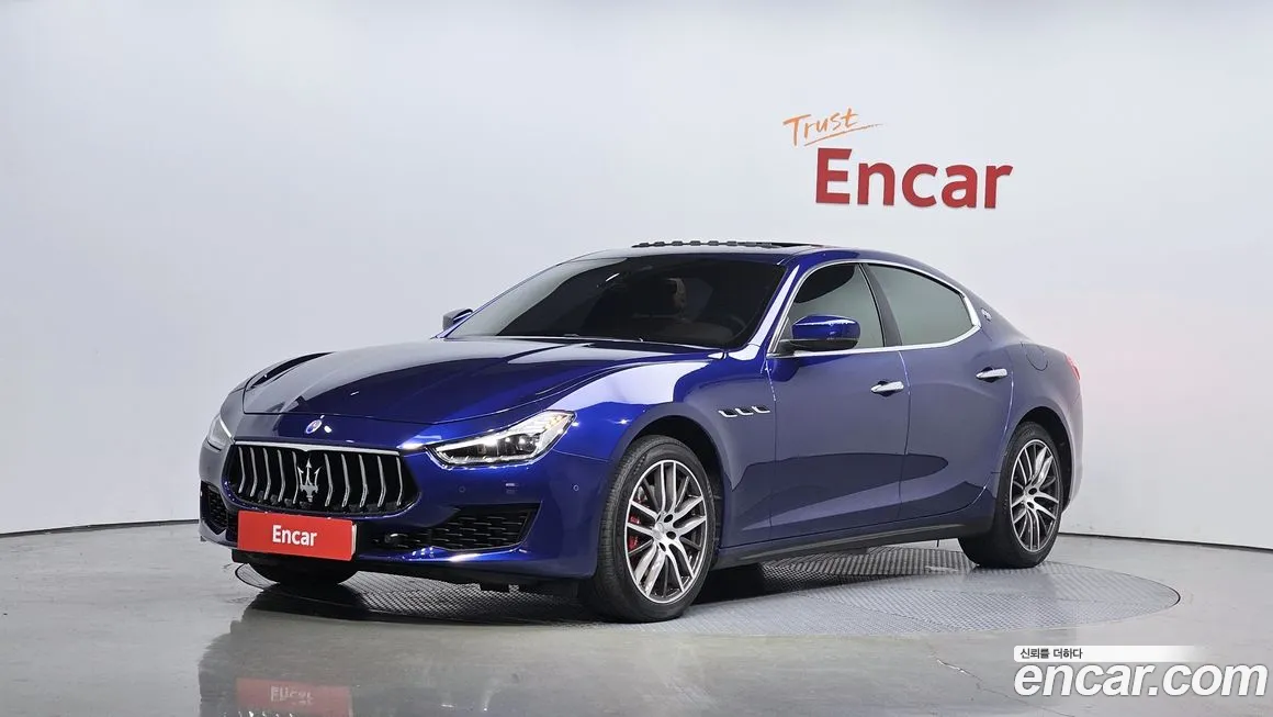 Maserati Ghibli 2018 Синий из Кореи