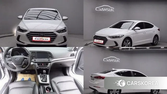 Hyundai Avante AD 2018 Белый из Кореи