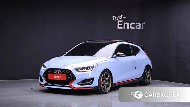 Hyundai Veloster (JS) 2022 Небесно-голубой из Кореи