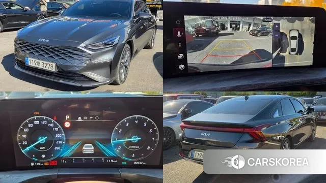 Kia K8 2021 Серый из Кореи