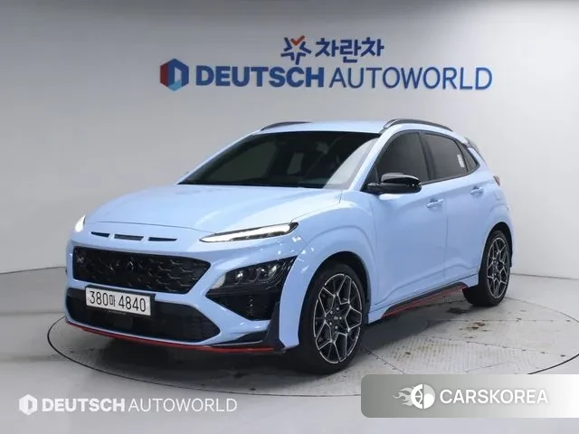 Hyundai The New Kona 2021 Небесно-голубой из Кореи