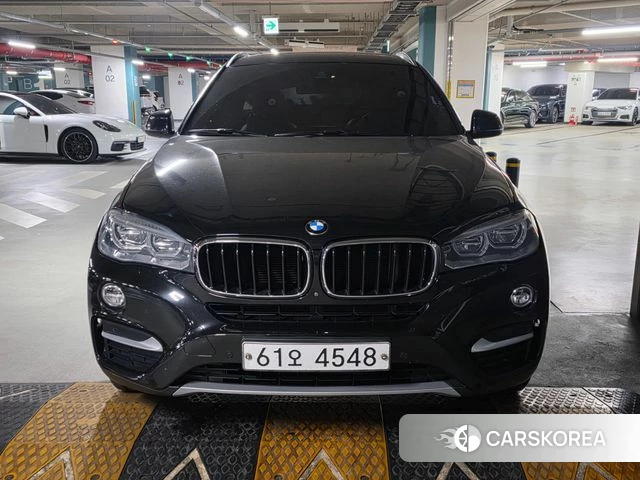 BMW X6 (F16) 2018 Черный из Кореи