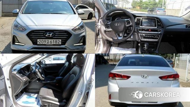 Hyundai Sonata New Rise 2018 Серебряный из Кореи