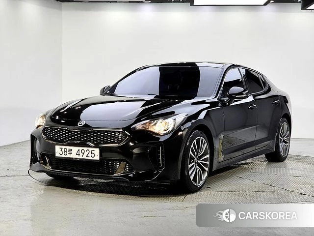 Kia Stinger 2018 Черный из Кореи