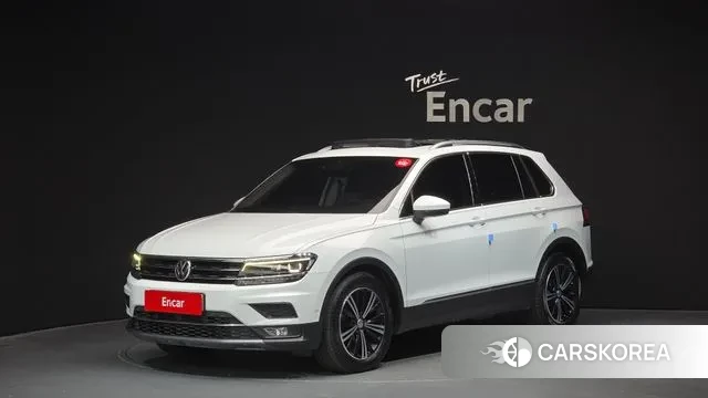 Volkswagen Tiguan second Generation 2020 Белый из Кореи