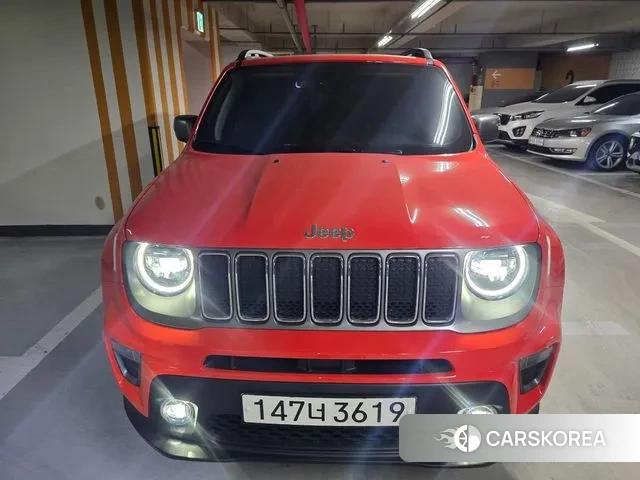 Jeep Renegade 2021 Оранжевый из Кореи
