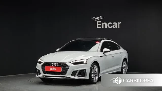 Audi A5 (F5) 2021 Белый из Кореи