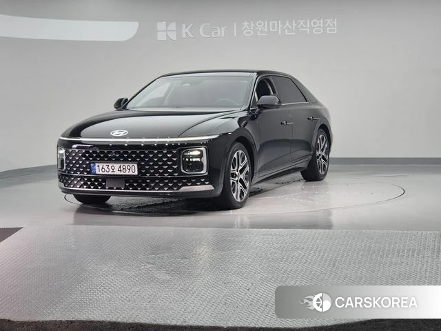 Hyundai Grandeur Hybrid (GN7) 2024 Черный из Кореи