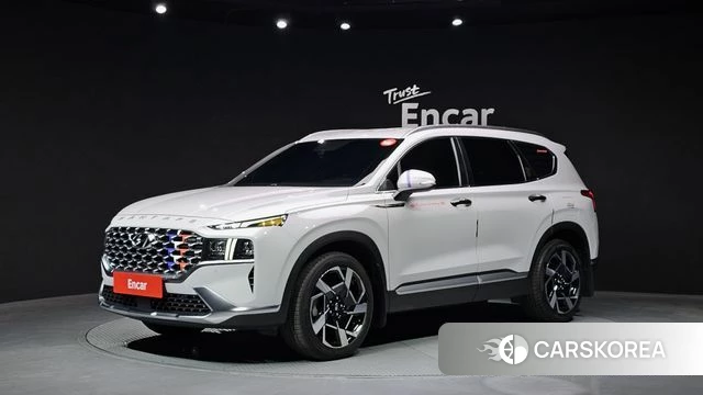 Hyundai The New Santa Fe 2021 Белый из Кореи