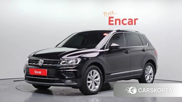 Volkswagen Tiguan second Generation 2020 Черный из Кореи
