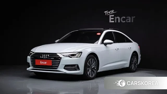 Audi A6 (C8) 2021 Белый из Кореи