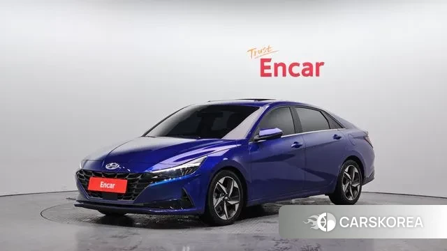 Hyundai Avante (CN7) 2020 Синий из Кореи