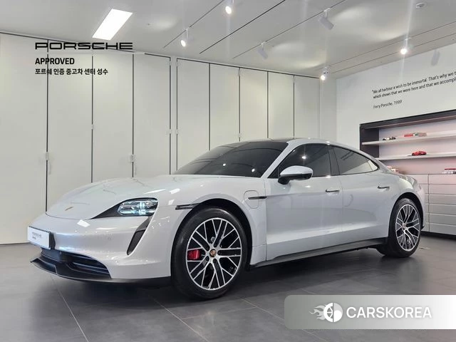 Porsche Taycan 2021 Белый из Кореи