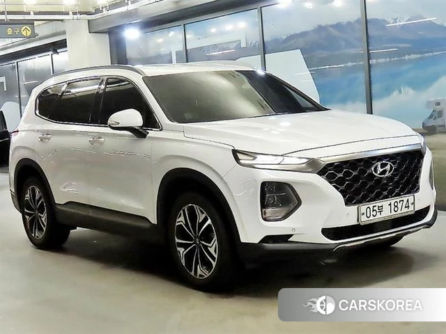 Hyundai Santa Fe TM 2018 Белый из Кореи