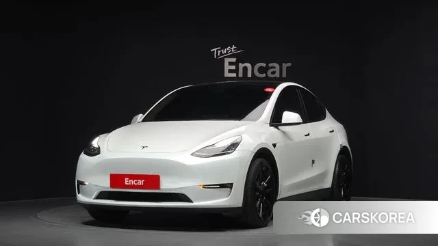 Tesla Model Y 2022 Белый из Кореи