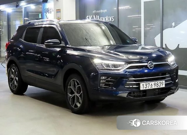 Ssangyong Beautiful Korando 2019 Синий из Кореи