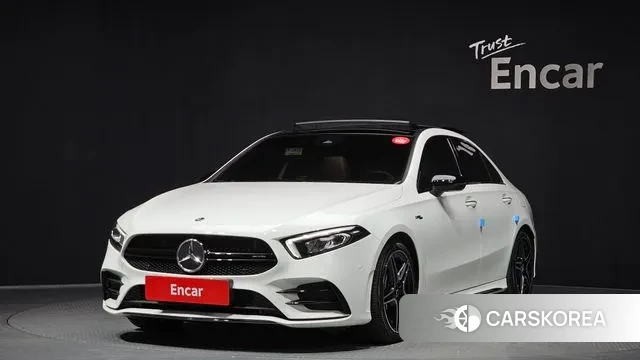 Mercedes-Benz A-Class W177 2022 Белый из Кореи