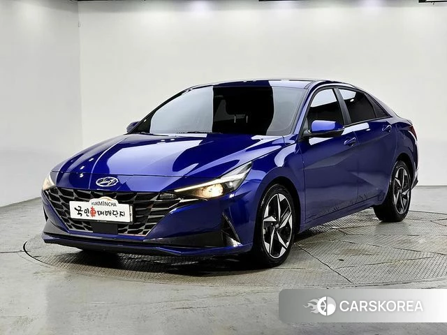 Hyundai Avante (CN7) 2020 Синий из Кореи