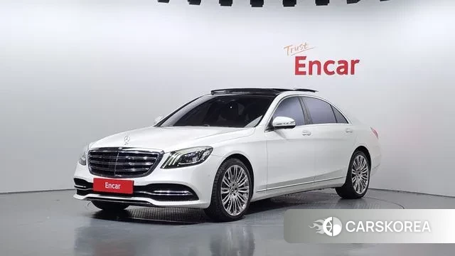 Mercedes-Benz S-Class W222 2018 Белый из Кореи