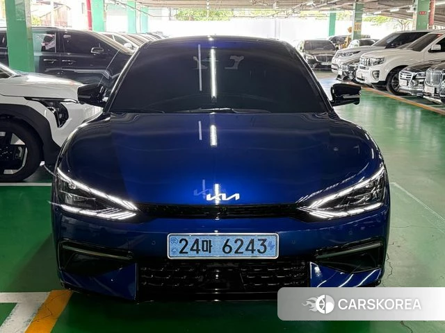 Kia EV6 2022 Синий из Кореи