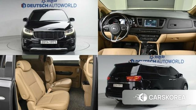 Kia The New Carnival 2020 Черный из Кореи