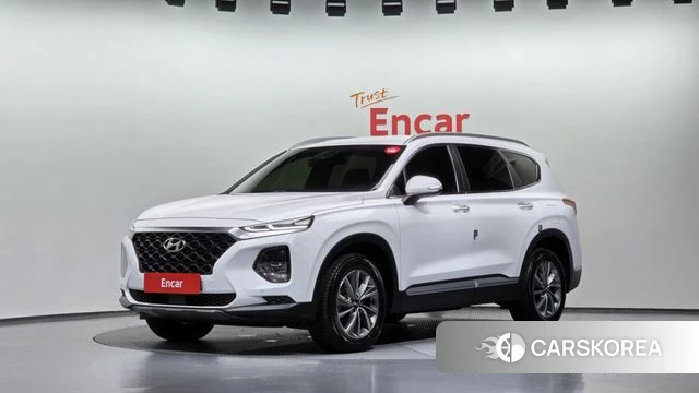 Hyundai Santa Fe TM 2020 Белый из Кореи