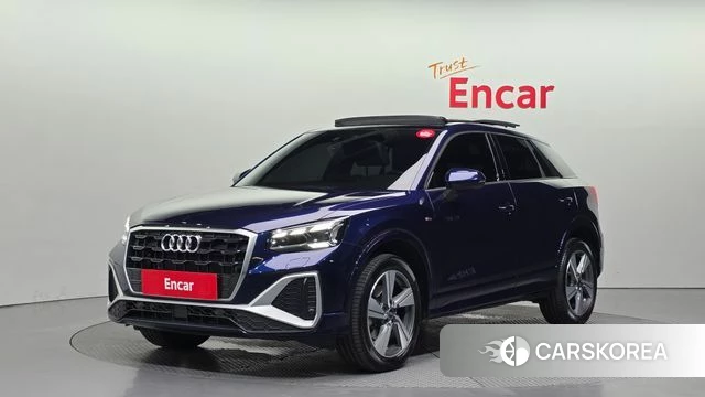Audi Q2 2023 Синий из Кореи