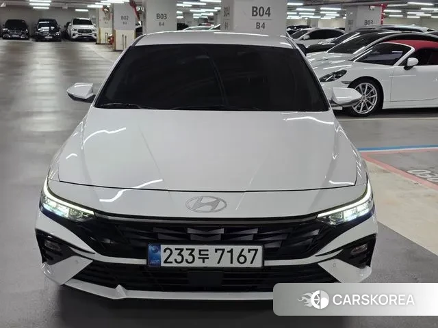 Hyundai The New Avante (CN7) 2024 Белый из Кореи