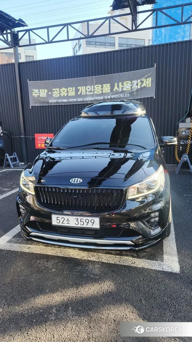 Kia All New Carnival 2018 Черный из Кореи