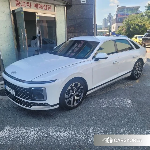 Hyundai Grandeur Hybrid (GN7) 2024 Белый из Кореи