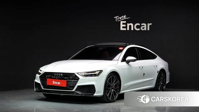 Audi S7 (4K) 2021 Белый из Кореи