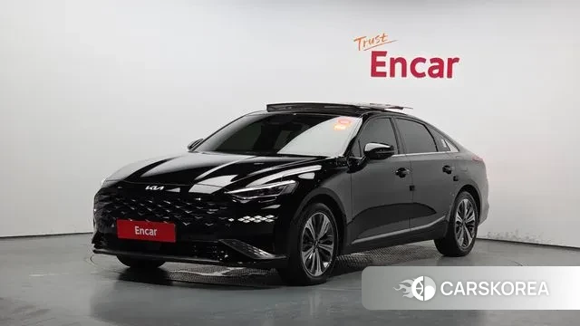 Kia K8 Hybrid 2021 Черный из Кореи