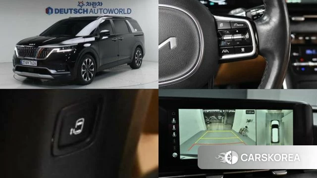 Kia Carnival 4th generation 2023 Черный из Кореи