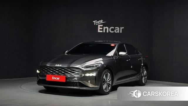 Kia K8 Hybrid 2023 Серый из Кореи
