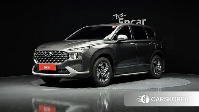 Hyundai The New Santa Fe 2022 Серый из Кореи