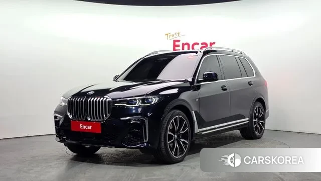 BMW X7 (G07) 2021 Черный из Кореи