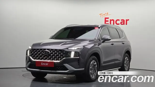 Hyundai The New Santa Fe 2021 Серый из Кореи