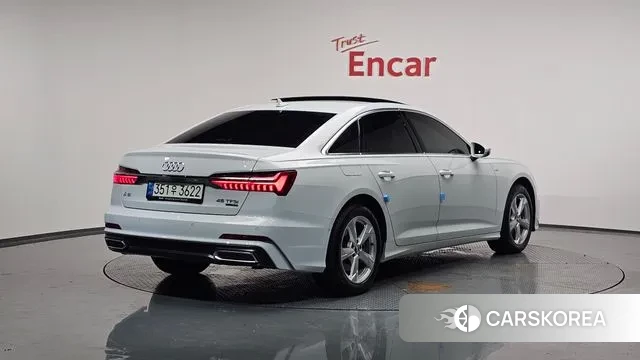 Audi A6 (C8) 2020 Белый из Кореи