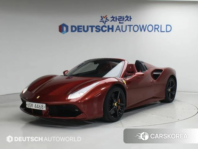 Ferrari 488 Spider 2019 Красный из Кореи